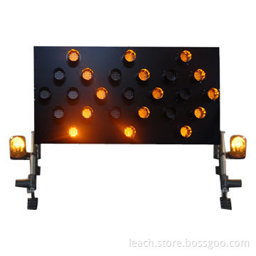 LED Arrow Board for Trucks, with Electric Acuator and Unique Design